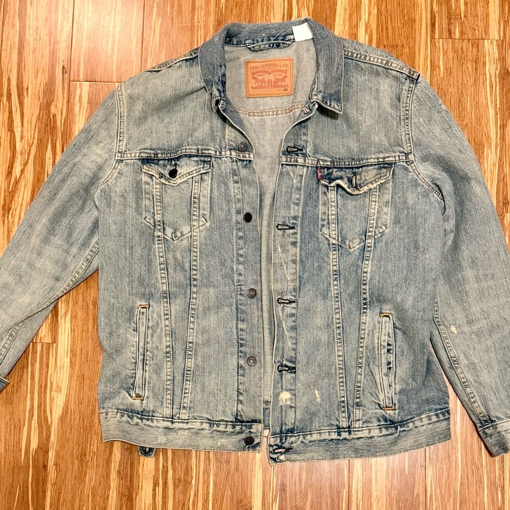 Levi's Light Blue Denim Jacket XXL